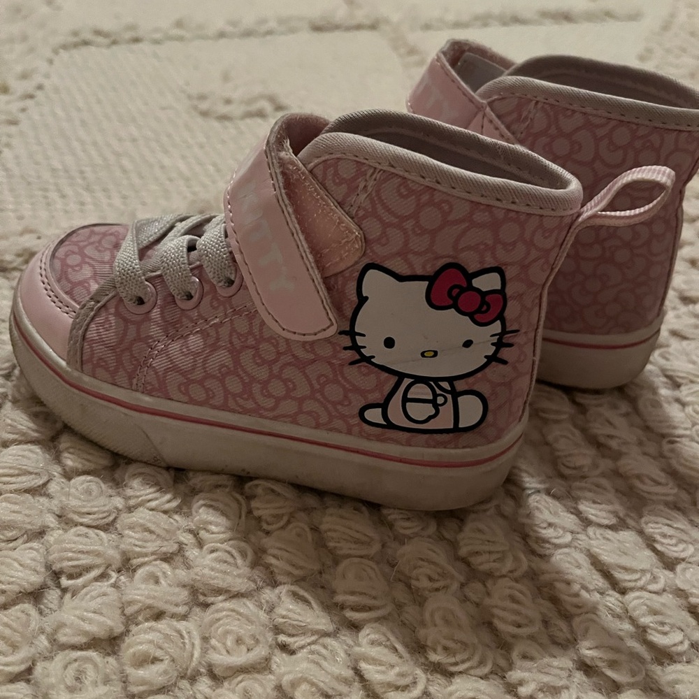 Hello Kitty Pink High-Top Sneakers Toddler Girl 7